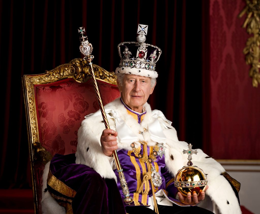 king charles III portrait