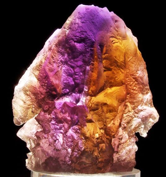 A raw Amitrine quartz stone