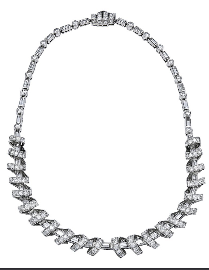 Paul Flato's ribbon necklace