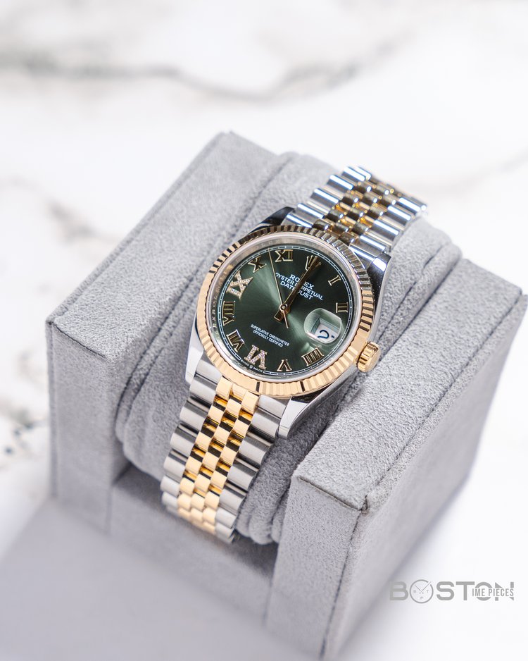 Datejust 36 Steel Fluted Bezel Jubilee