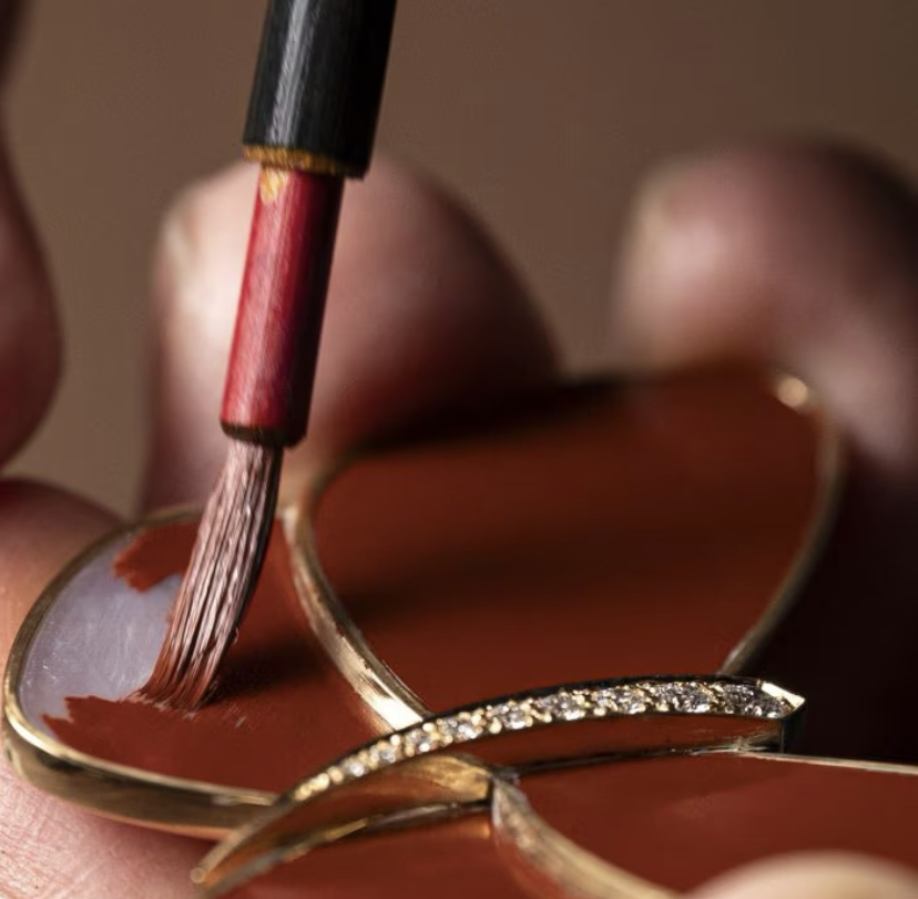 Van Cleef & Arpels Lacquered Butterflies