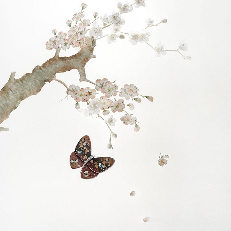 Van Cleef's Lacquered butterflies