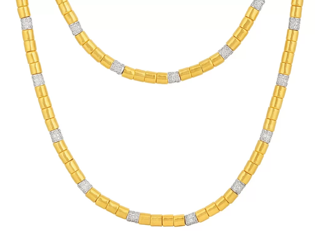 GURHAN Vertigo Gold Beaded Necklace