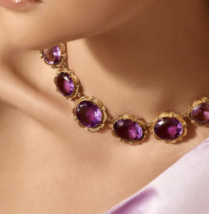Stephen Silver's amethyst collarette