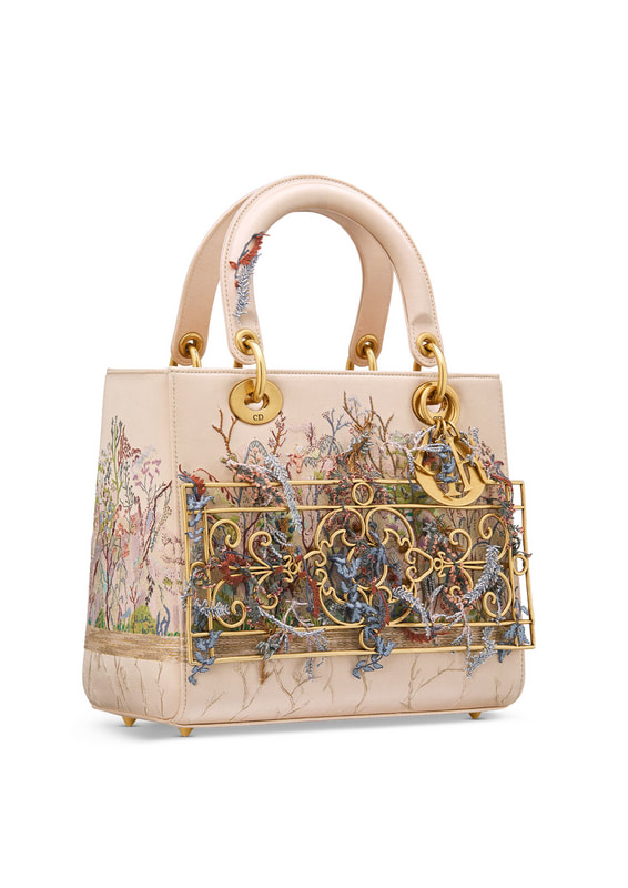 Eva Jospin dior lady art handbag 