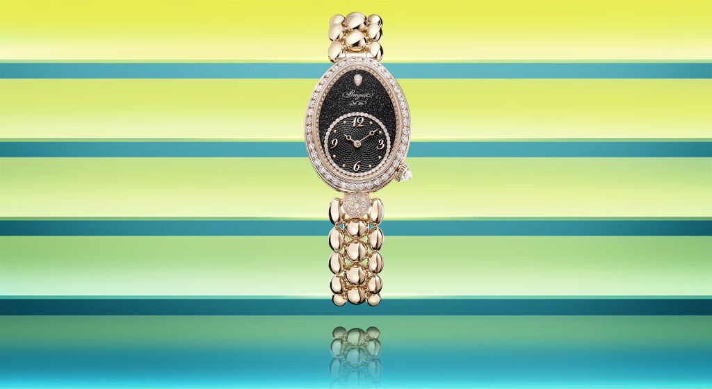 Breguet Reine de Naples reference 8925 with black aventurine glass dial