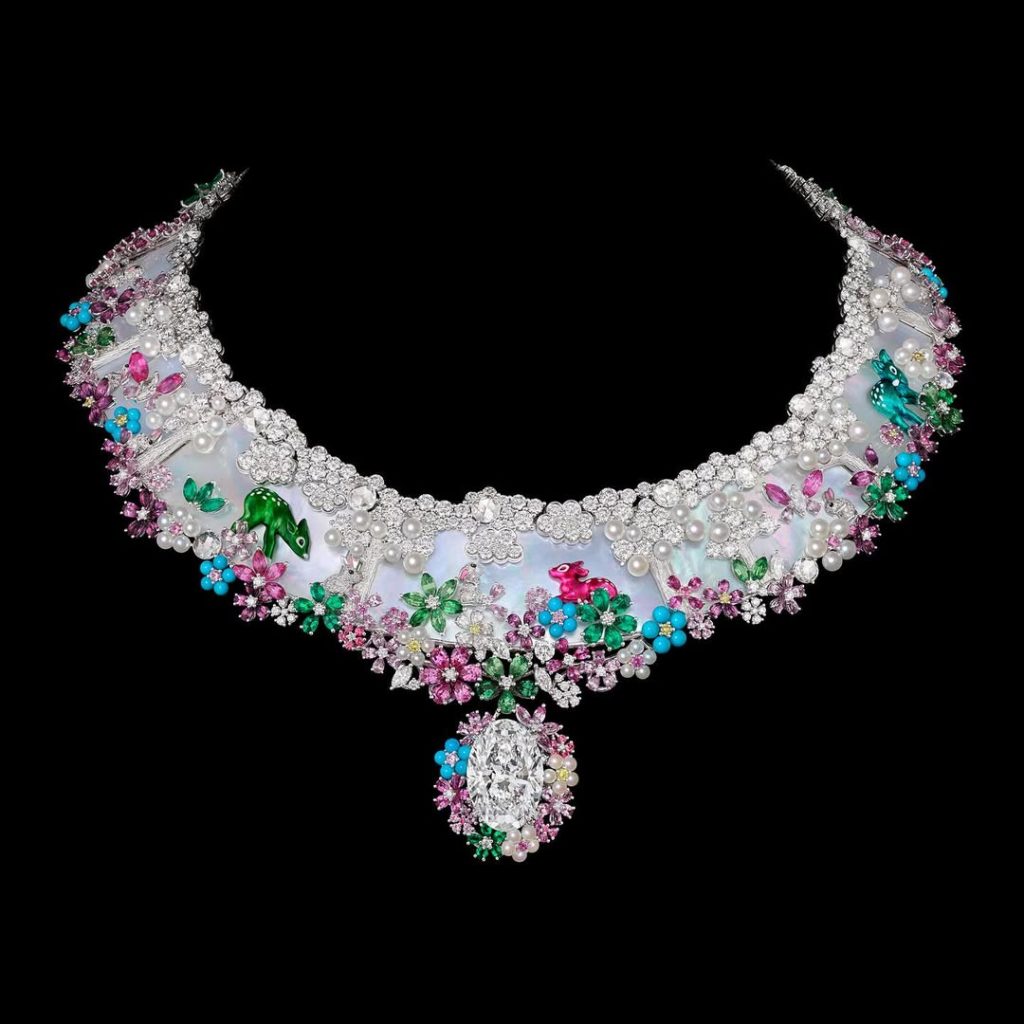 Dior Diorexquis Forêt Nacrée necklace Grand Prix de la Haute Joaillerie Monaco 2025