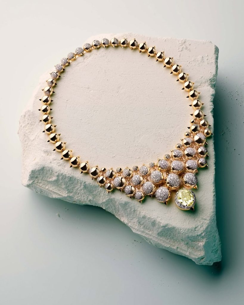 Sahag Arslanian lunar eclipse necklace