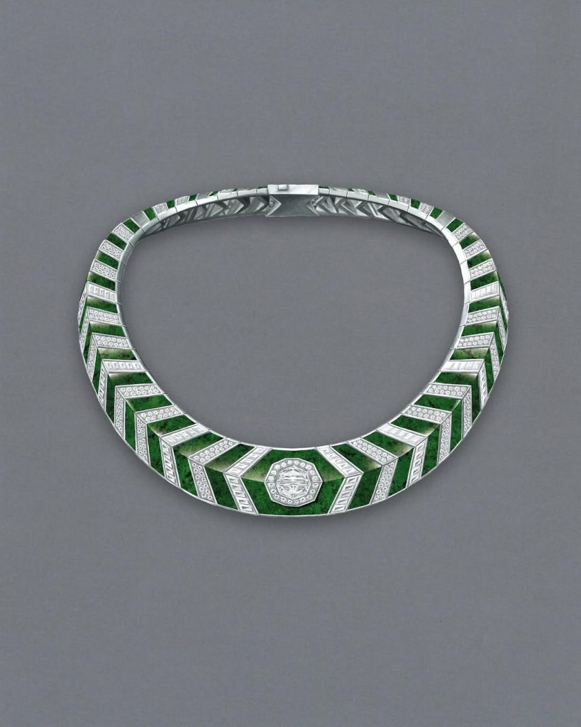 Messika Zebra Luhlaza necklace Grand Prix de la Haute Joaillerie Monaco 2025