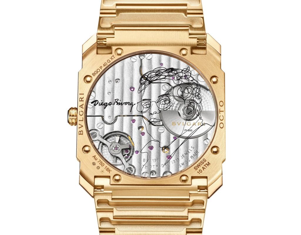 the back of Octo Finissimo Diego Rivera by bulgari