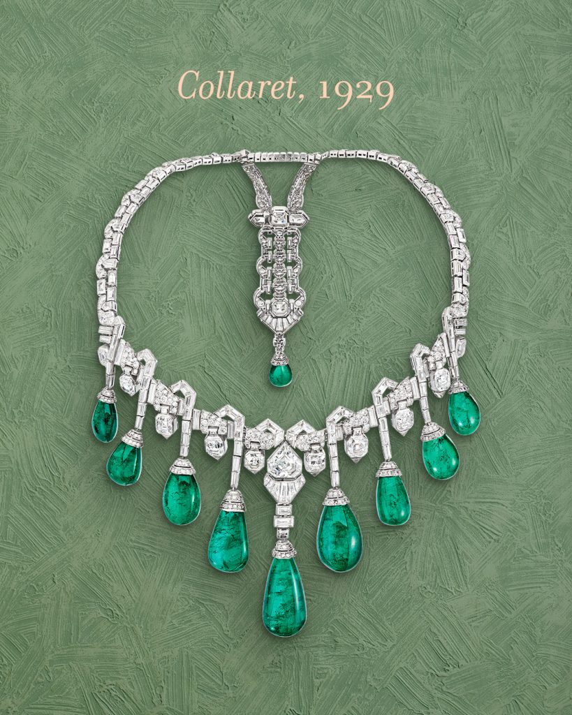 van cleef and arpels timeless emerald necklace