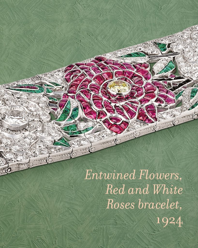 entwined flowers bracelet by van cleef and arpels