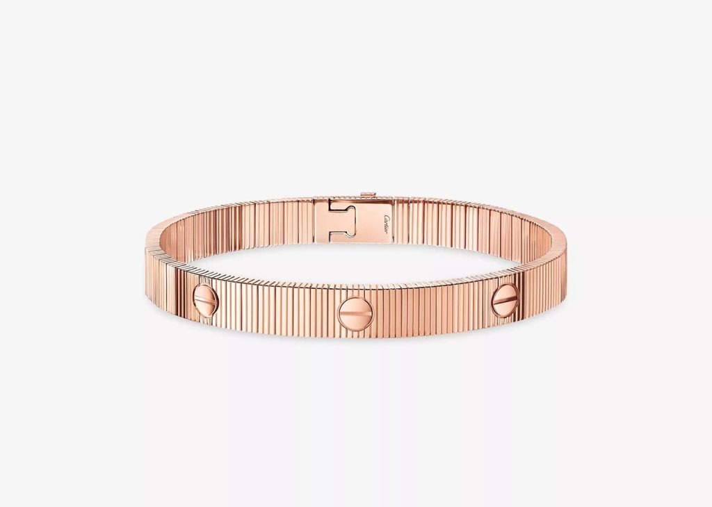LOVE Unlimited Flexible 18ct Rose-Gold Bracelet