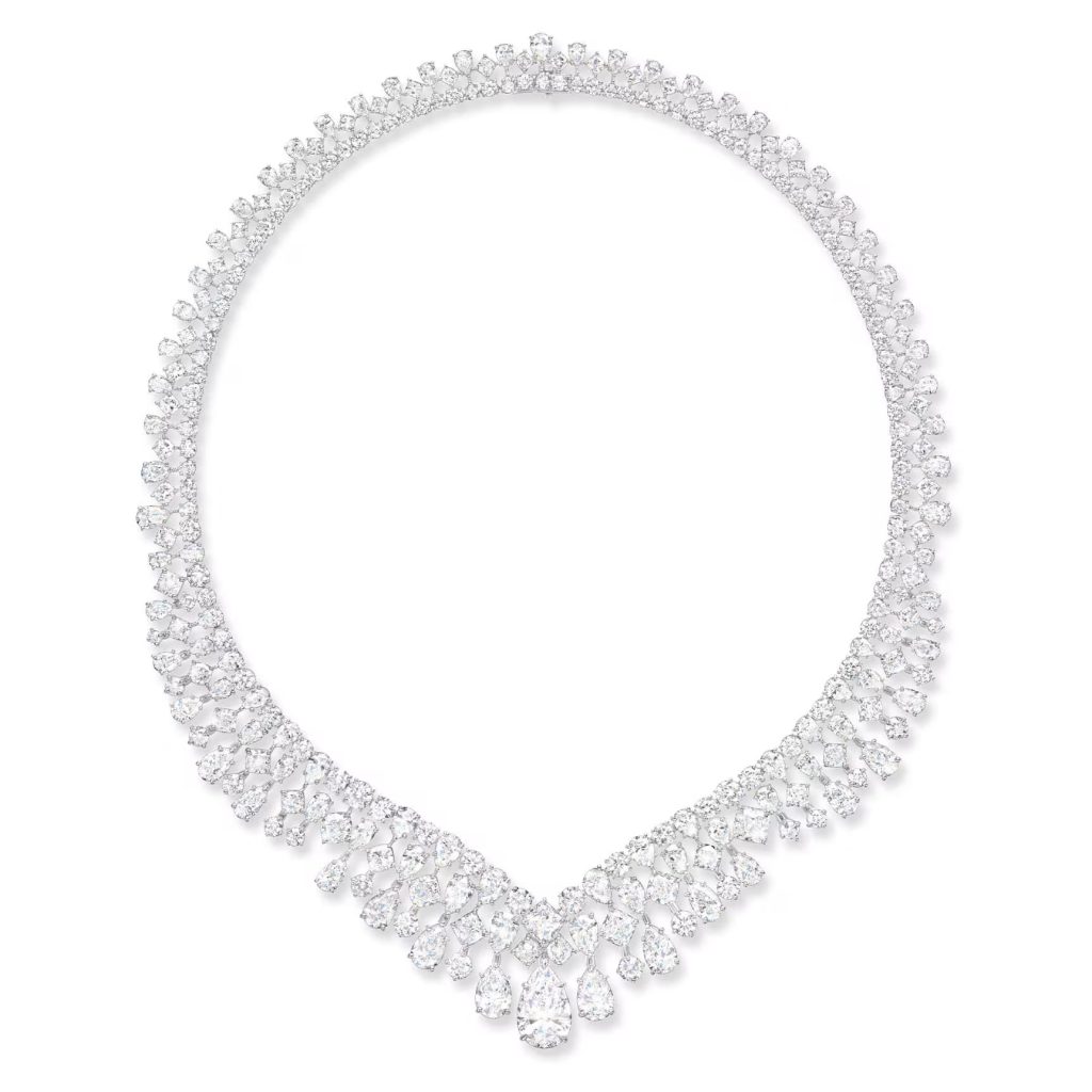 talk to me harry winston diamond cascade necklace 