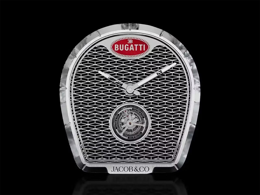 Calandre Table Clock bugatti