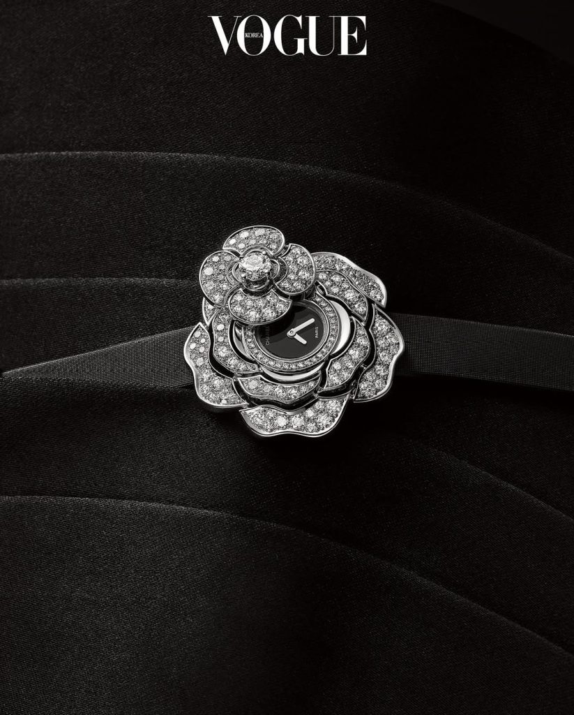 chanel camelia watch
