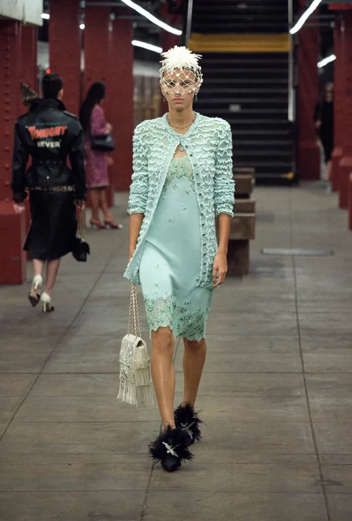 beaded poodle tassel bag by chanel