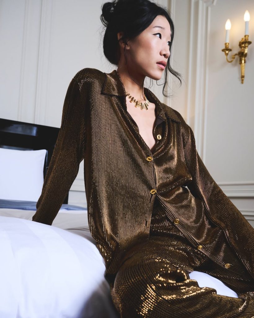 becca bloom vanity fair feature in roberto coin necklace