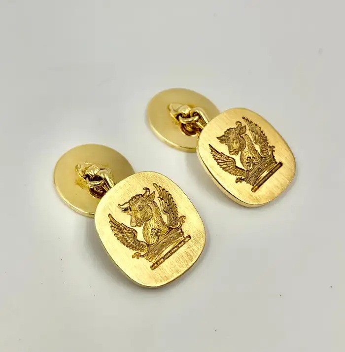 cartier gold winged bull jewelry