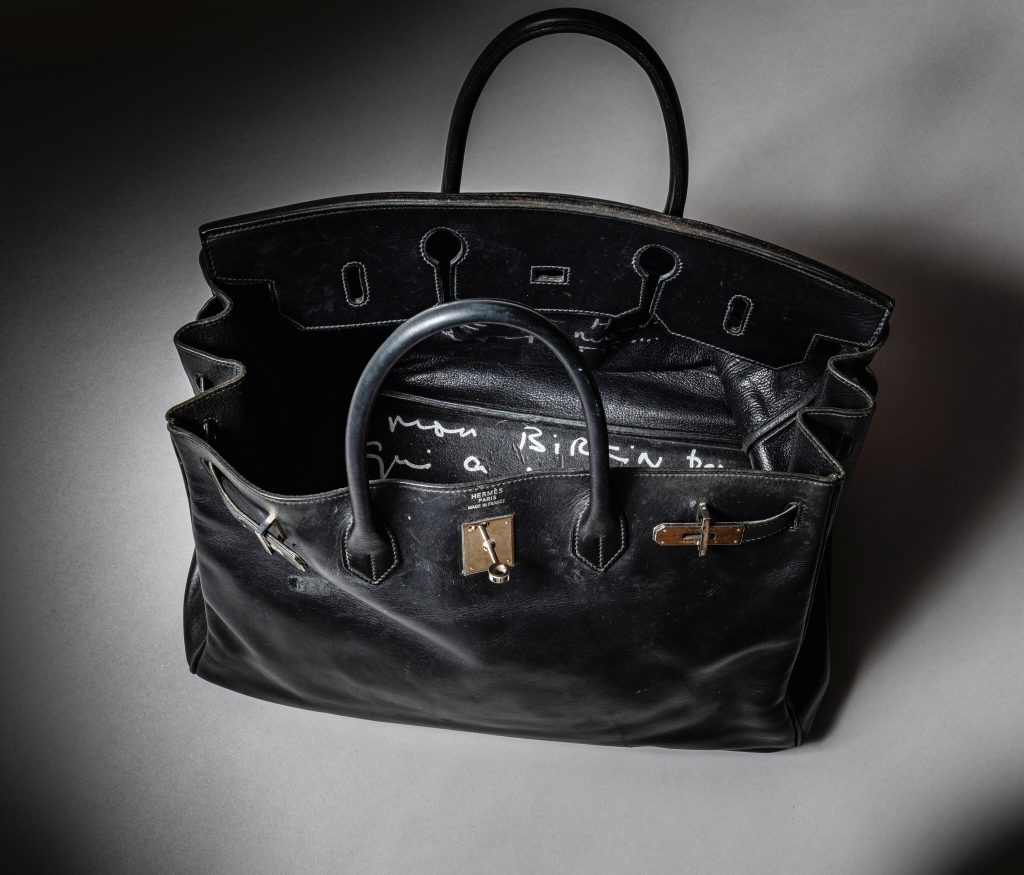 jane birkin's personal "le birkin voyageur" bag