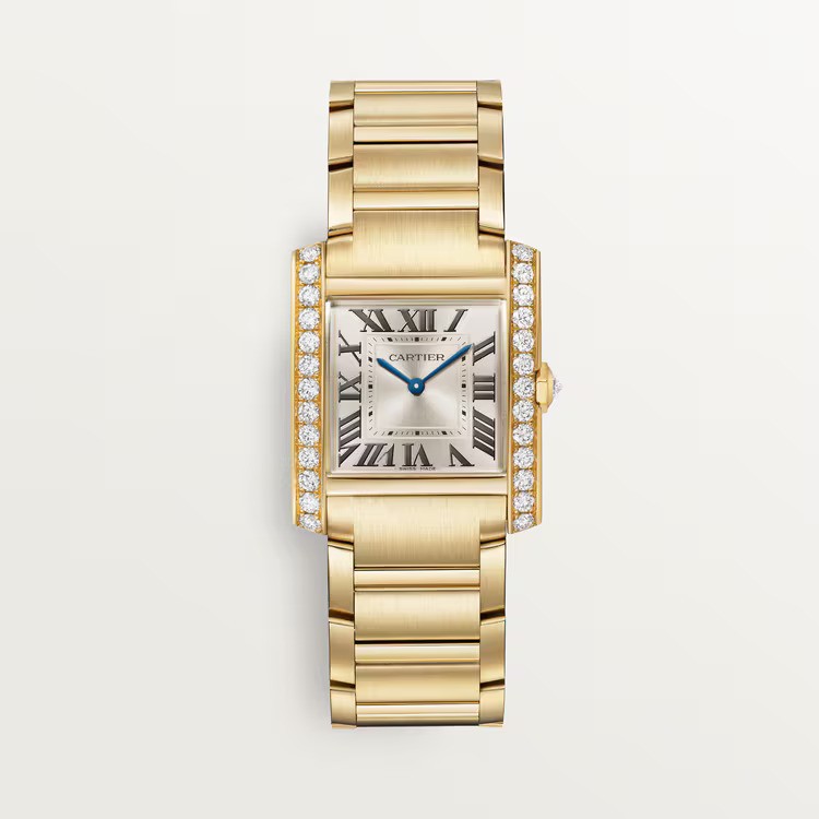 tank française watch in gold