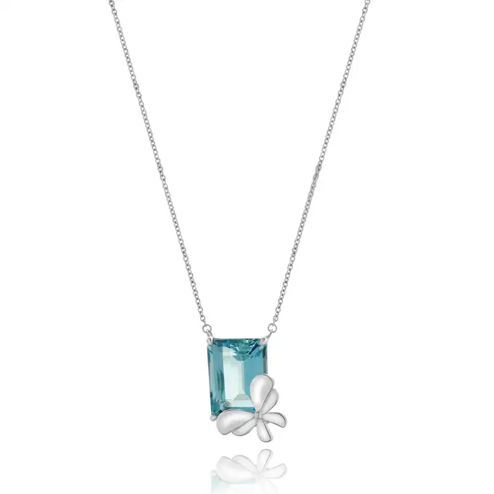 blue topaz jewelry necklace