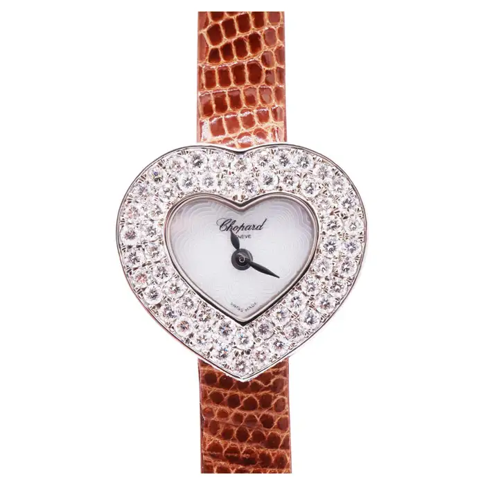 chopard heart diamond watch