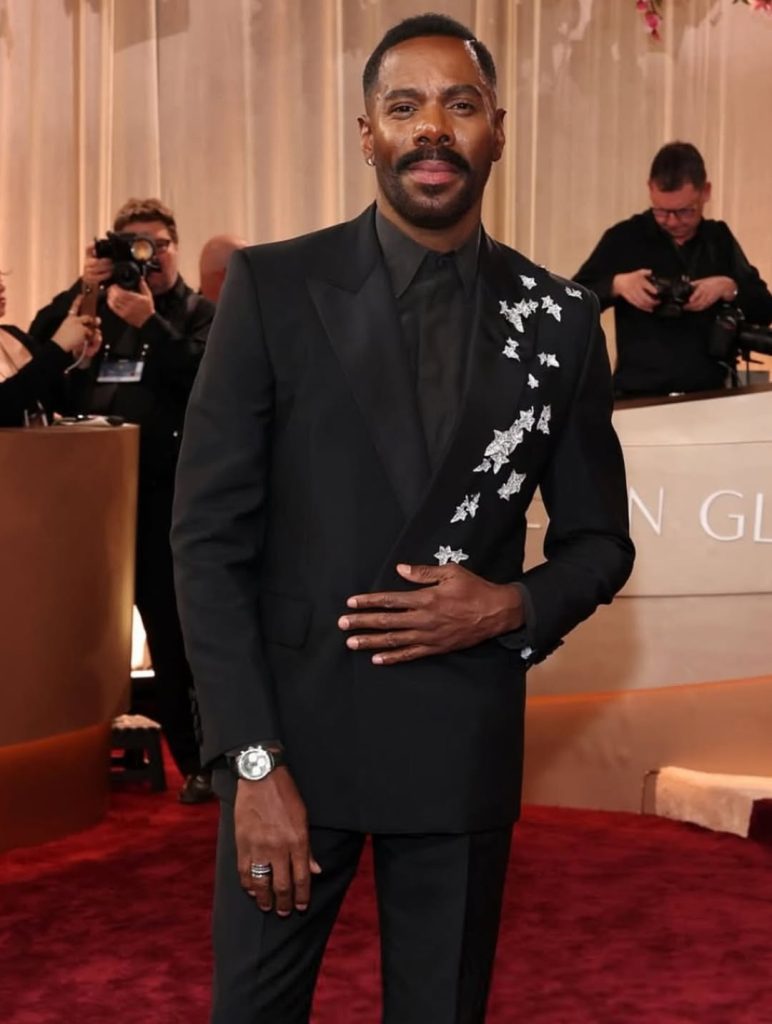 colman domingo brooches at 2026 golden globes