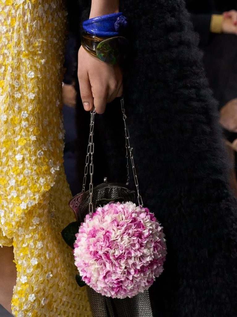 dior couture flower clutch spring 2026 bag