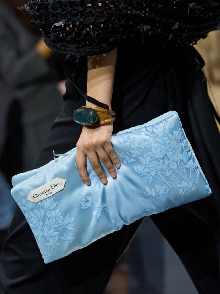 dior pillow clutch