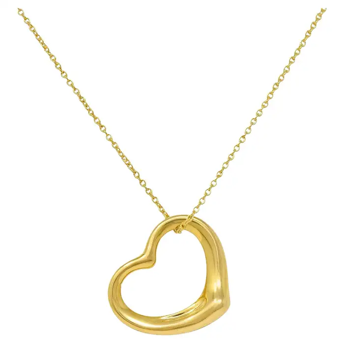 elsa peretti open ehart necklace for valentine's day jewelry gift