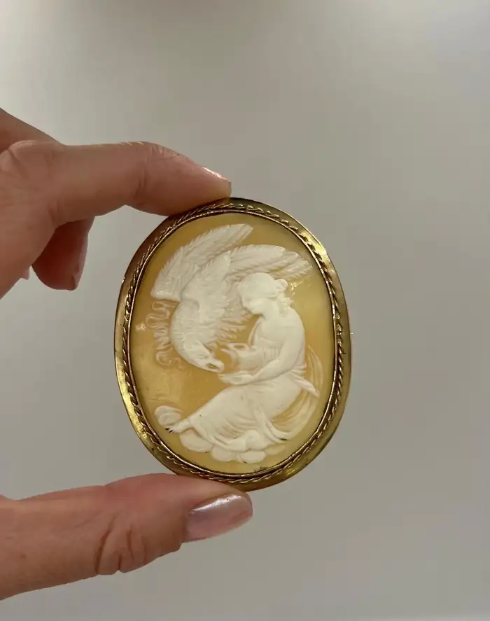 hebe and zeus brooch