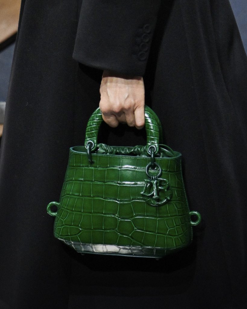 new lady dior bag in green