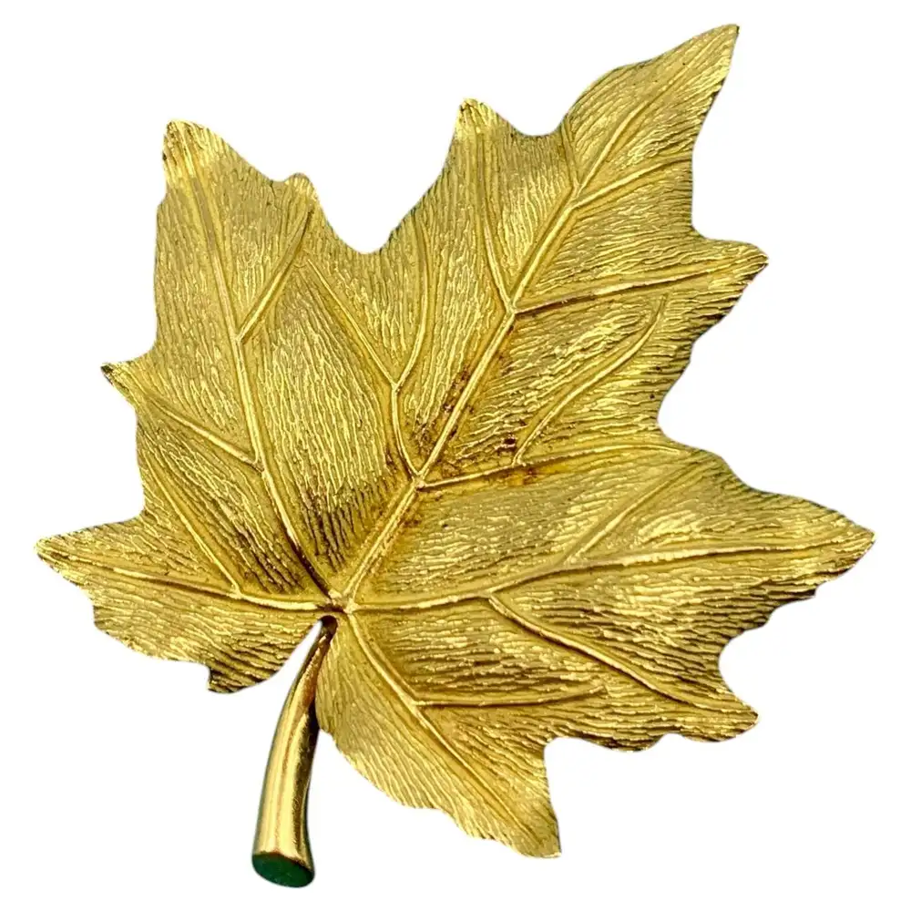 tiffany and co maple leaf brooch for men