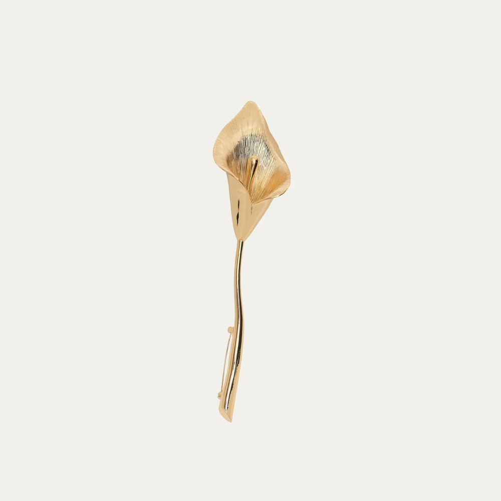 carolina herrera calla lily brooch