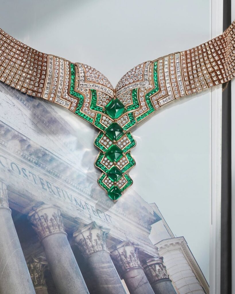 Emerald Strata Necklace