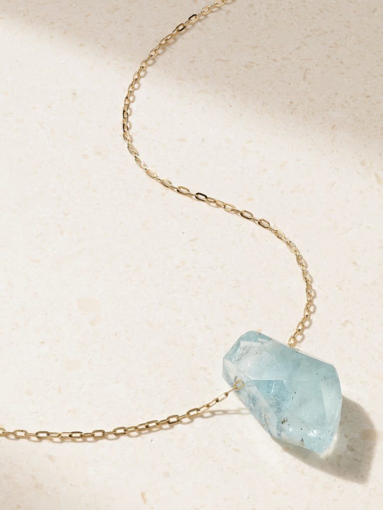 rough gemstone necklace