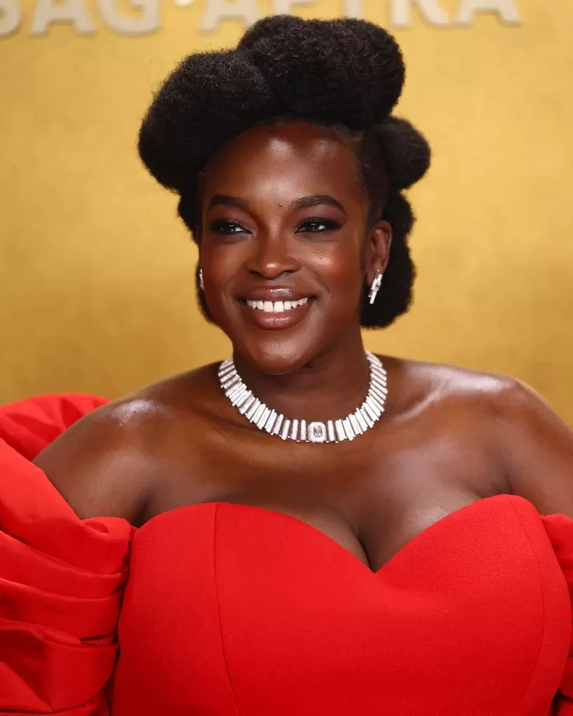 wunmi mosaku jewelry at 2026 sag awards