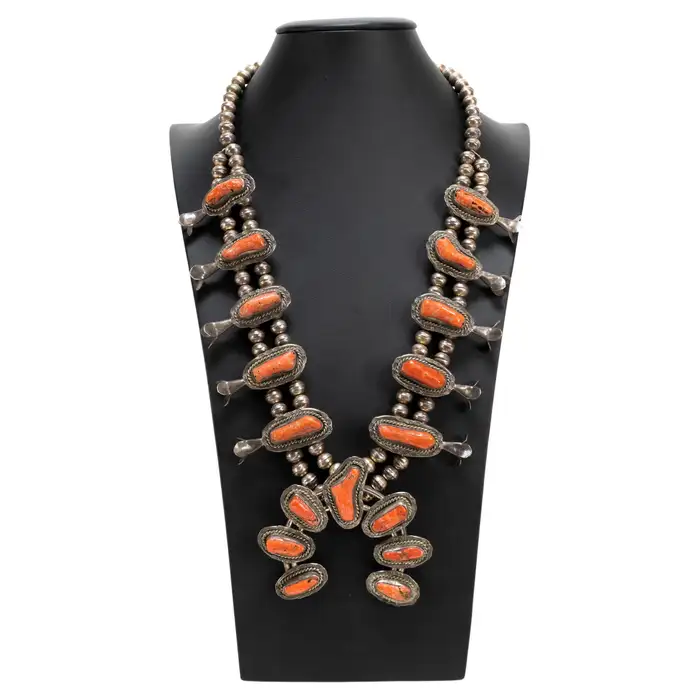 coral necklace