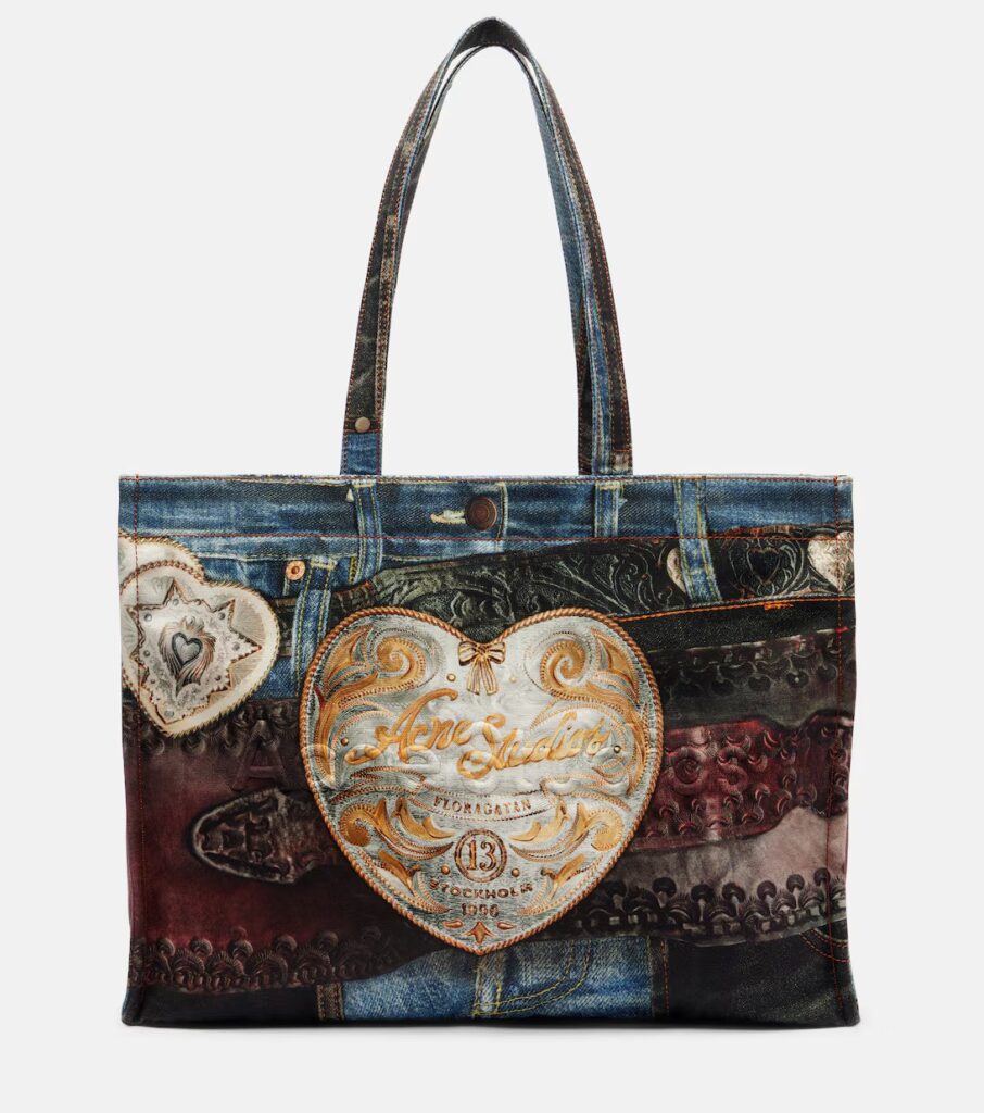 acne studios jeans tote