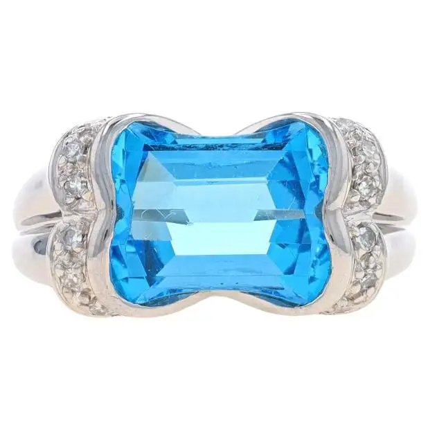 blue topaz ring