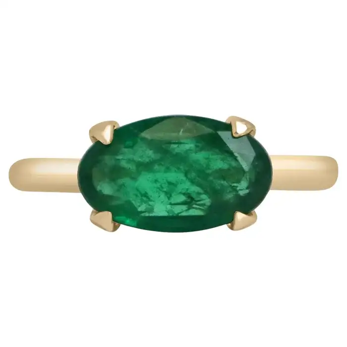 oval emerald ring
