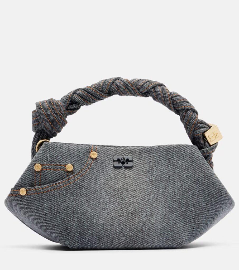 ganni denim bag