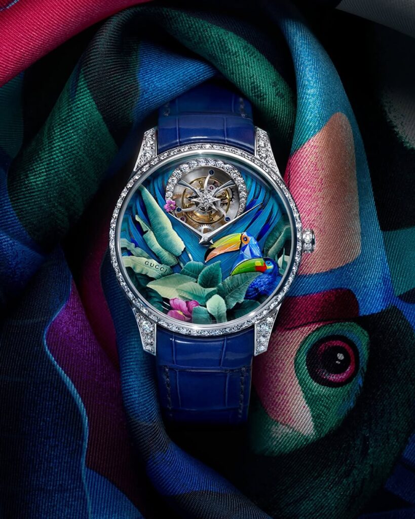 G-Timeless Métiers d’Art with toucan