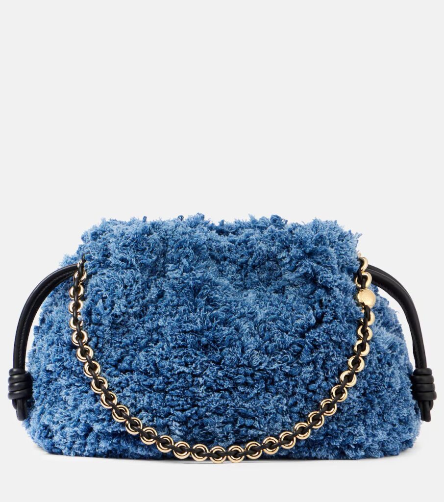 loewe denim bag clutch