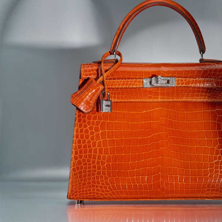 orange kelly bag
