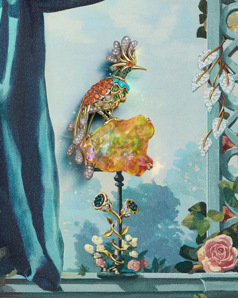 paradise bird brooch from tiffany hidden garden collection 2026