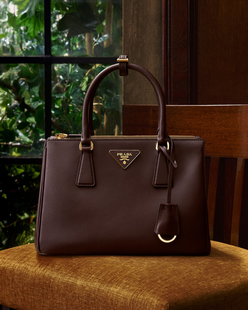 maroon prada galleria bag