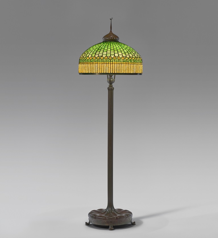 stained glass floor lighting