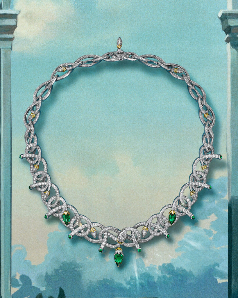 tiffany twin bud necklace hidden garden